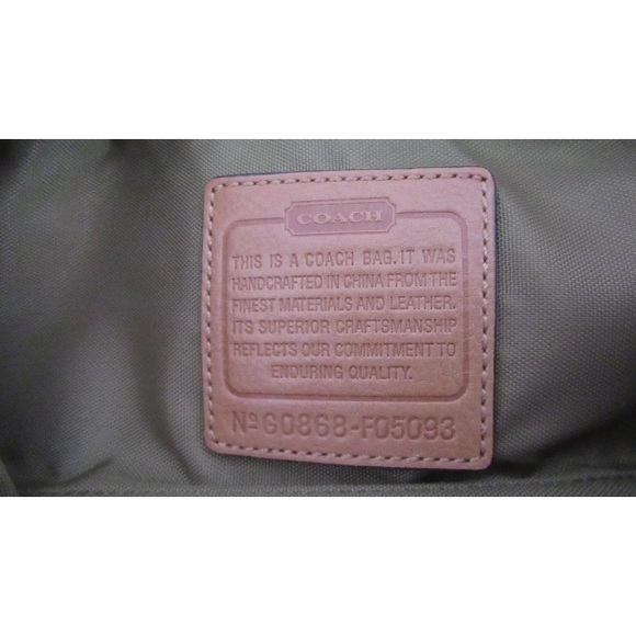 Coach Waist fanny pack signature belt bag vintage - Picture 8 of 8